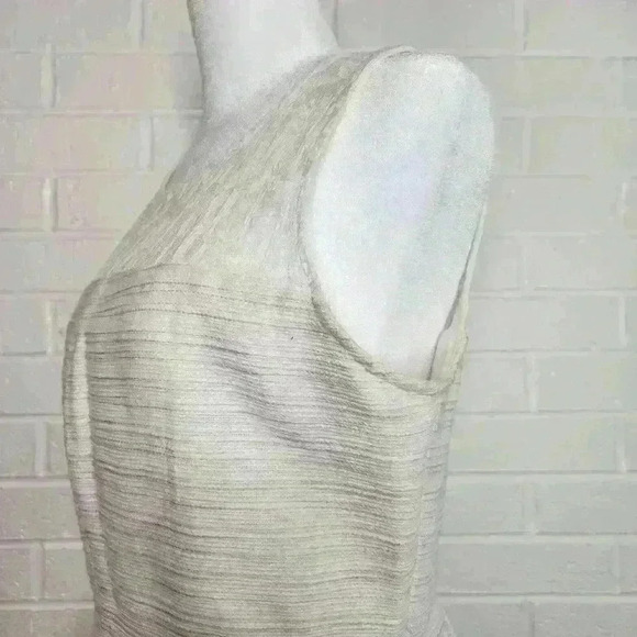 The Limited women's ivory knee length dress with lace detail size 8 - Picture 6 of 9